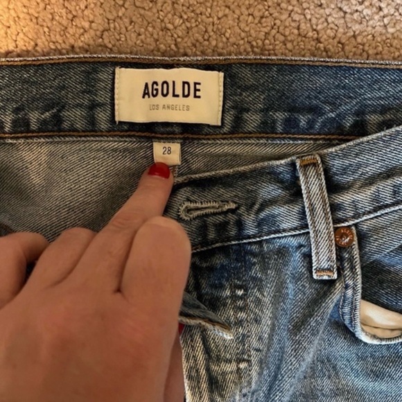 Agolde Fran Jean in Dwell Wash Size 28 - Picture 5 of 9
